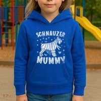 Miniature Schnauzer Mummy Halloween Gift Kids Hoodie thumb 3