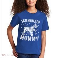 Miniature Schnauzer Mummy Halloween Gift Kids T-Shirt thumb 2