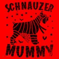 Miniature Schnauzer Mummy Halloween Gift Santa Hat thumb 1