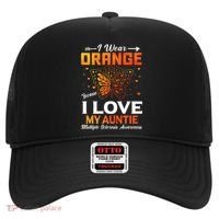 Multiple Sclerosis Ms Warrior I Wear Orange Auntie Gift Hat thumb 0