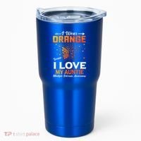 Multiple Sclerosis Ms Warrior I Wear Orange Auntie Gift Tumbler thumb 0