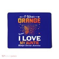 Multiple Sclerosis Ms Warrior I Wear Orange Auntie Gift Mousepad thumb 0