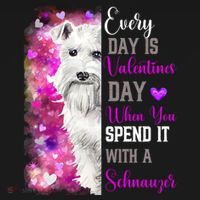 Miniature Schnauzer Mom Funny Valentines Day Dog Lovers Gift Doggie Tank thumb 4