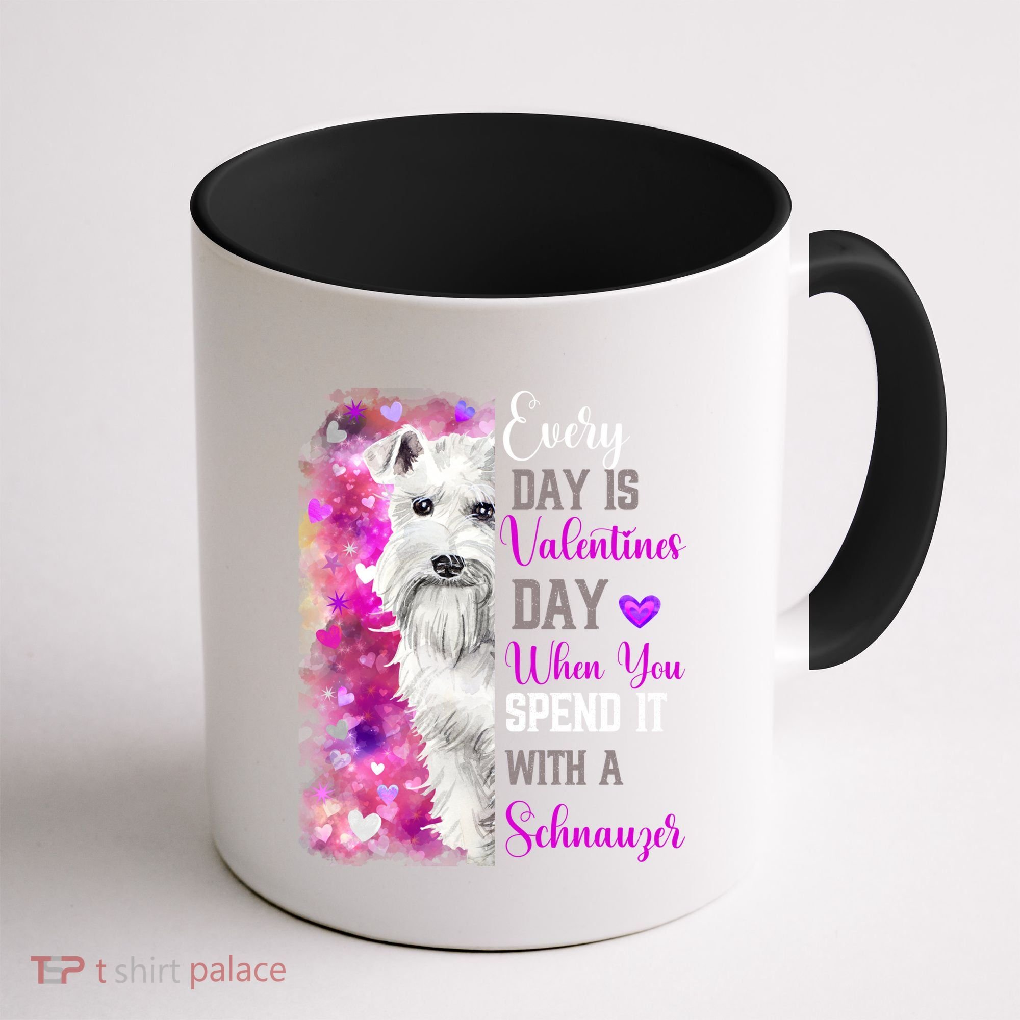 Miniature Schnauzer Mom Funny Valentines Day Dog Lovers Gift Coffee Mug