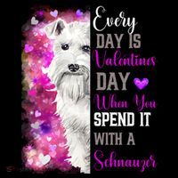 Miniature Schnauzer Mom Funny Valentines Day Dog Lovers Gift Coffee Mug thumb 5