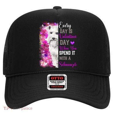 Miniature Schnauzer Mom Funny Valentines Day Dog Lovers Gift Hat