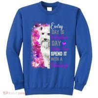 Miniature Schnauzer Mom Funny Valentines Day Dog Lovers Gift Sweatshirt thumb 0