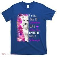 Miniature Schnauzer Mom Funny Valentines Day Dog Lovers Gift T-Shirt thumb 0