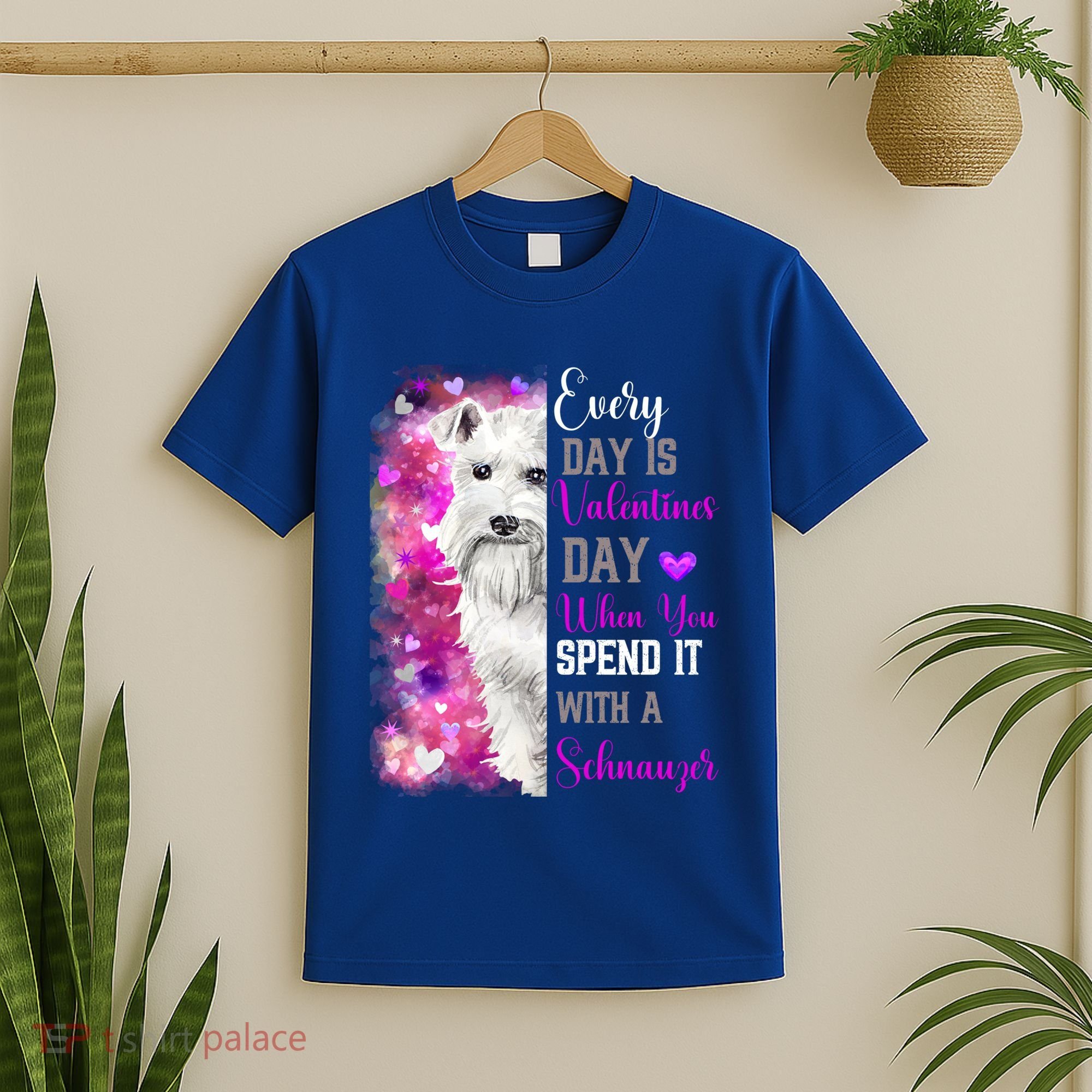 Miniature Schnauzer Mom Funny Valentines Day Dog Lovers Gift T-Shirt