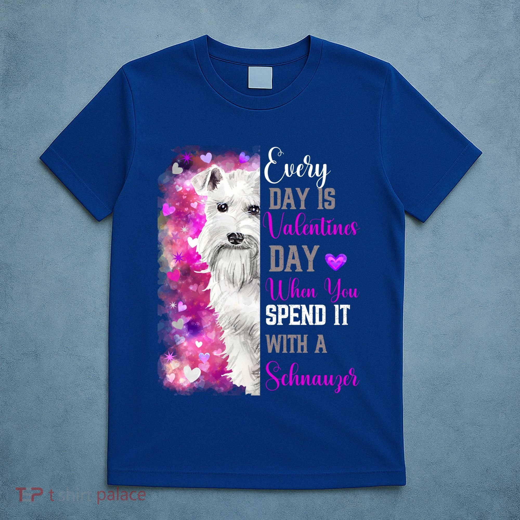 Miniature Schnauzer Mom Funny Valentines Day Dog Lovers Gift T-Shirt