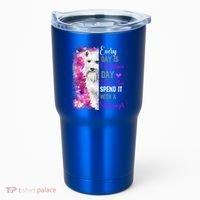 Miniature Schnauzer Mom Funny Valentines Day Dog Lovers Gift Tumbler thumb 0