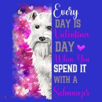 Miniature Schnauzer Mom Funny Valentines Day Dog Lovers Gift Mousepad thumb 1