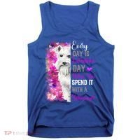 Miniature Schnauzer Mom Funny Valentines Day Dog Lovers Gift Tank Top thumb 0