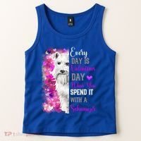 Miniature Schnauzer Mom Funny Valentines Day Dog Lovers Gift Tank Top thumb 2