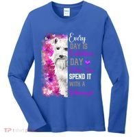 Miniature Schnauzer Mom Funny Valentines Day Dog Lovers Gift Women's Long Sleeve Shirt thumb 0