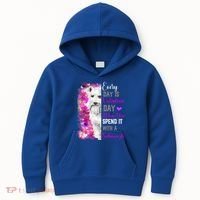 Miniature Schnauzer Mom Funny Valentines Day Dog Lovers Gift Kids Hoodie thumb 0