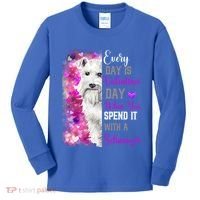 Miniature Schnauzer Mom Funny Valentines Day Dog Lovers Gift Kids Long Sleeve Shirt thumb 0