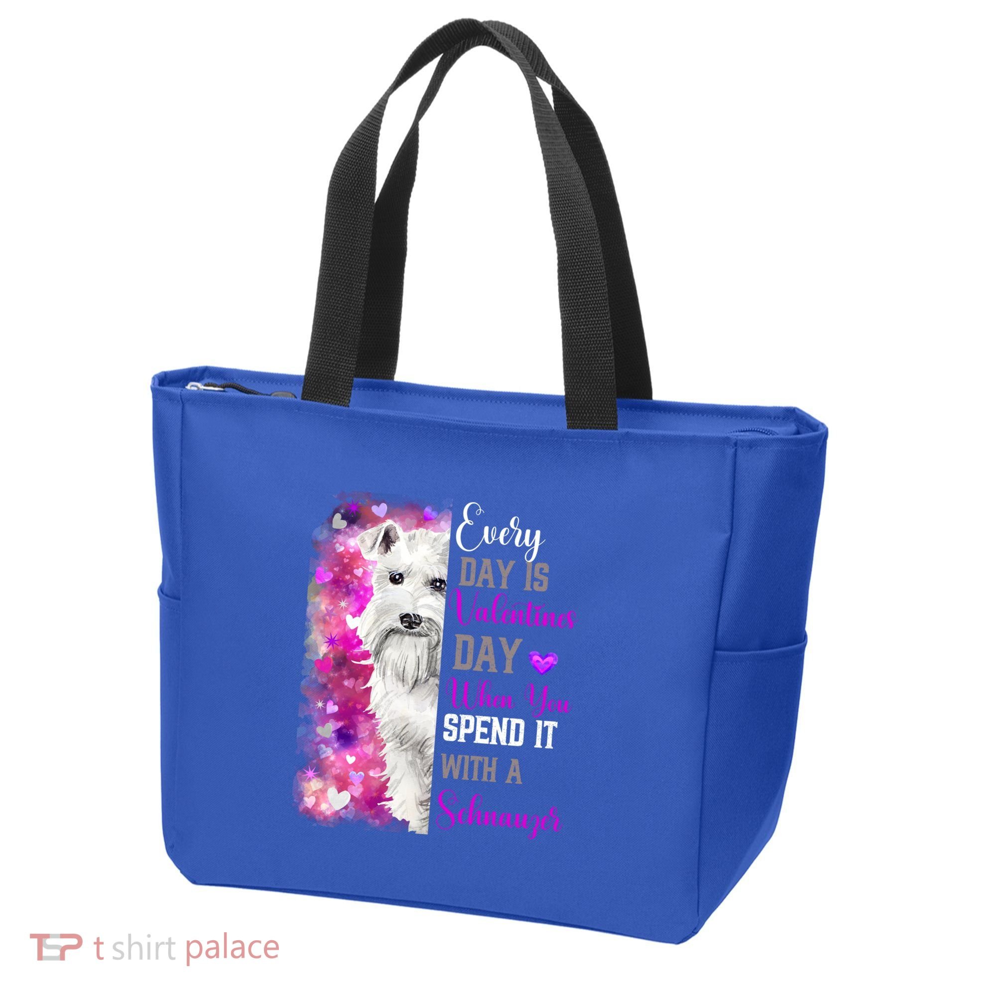 Miniature Schnauzer Mom Funny Valentines Day Dog Lovers Gift Tote Bag