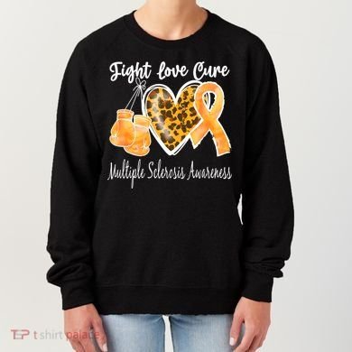 Multiple Sclerosis Ms Fight Love Cure Gift Women's Sweatshirt