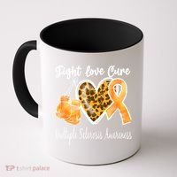 Multiple Sclerosis Ms Fight Love Cure Gift Coffee Mug thumb 0