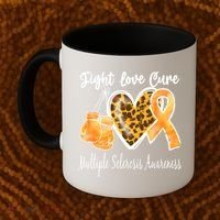 Multiple Sclerosis Ms Fight Love Cure Gift Coffee Mug thumb 2