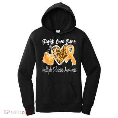 Multiple Sclerosis Ms Fight Love Cure Gift Women's Hoodie