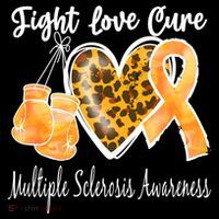 Multiple Sclerosis Ms Fight Love Cure Gift Women's Hoodie thumb 2
