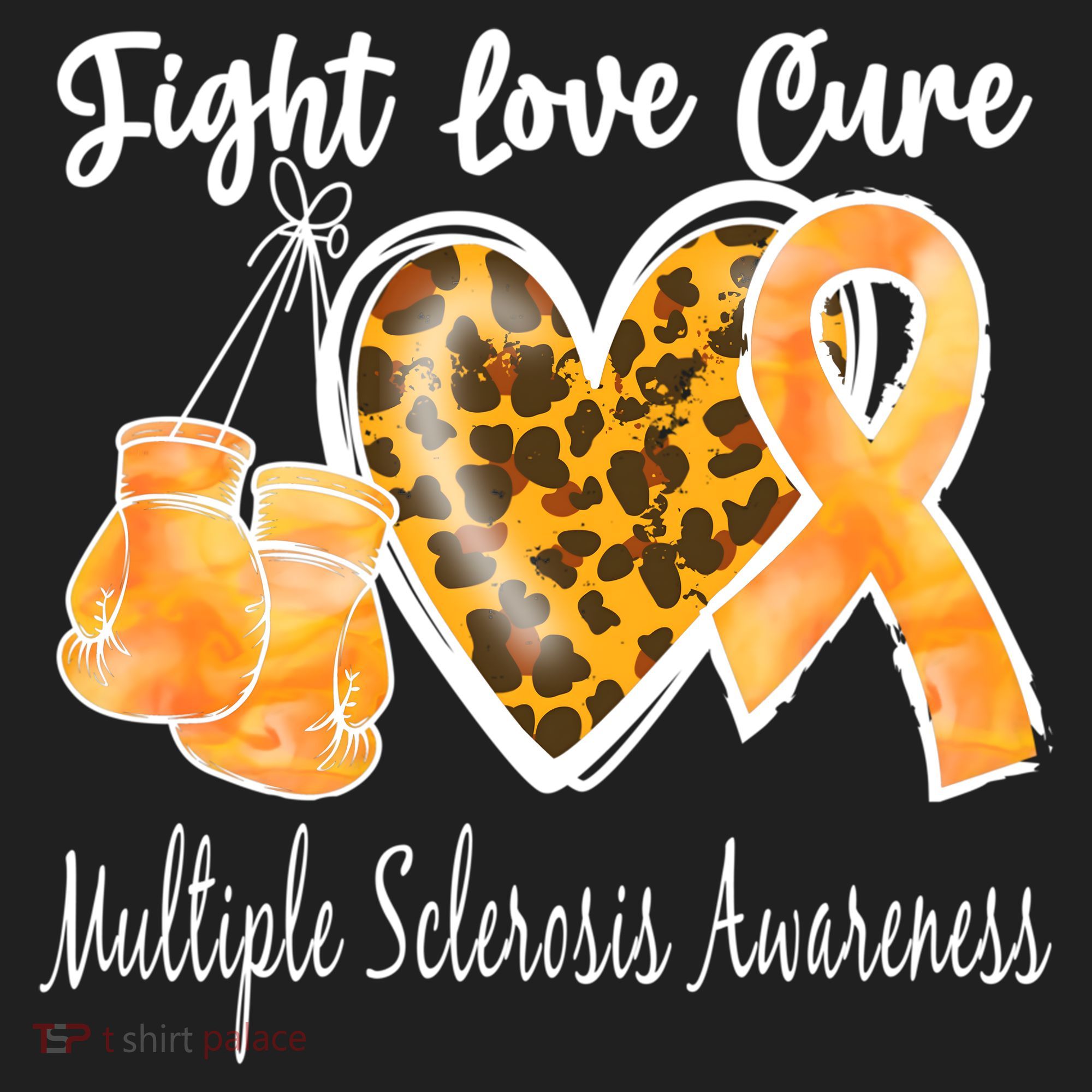 Multiple Sclerosis Ms Fight Love Cure Gift Hat