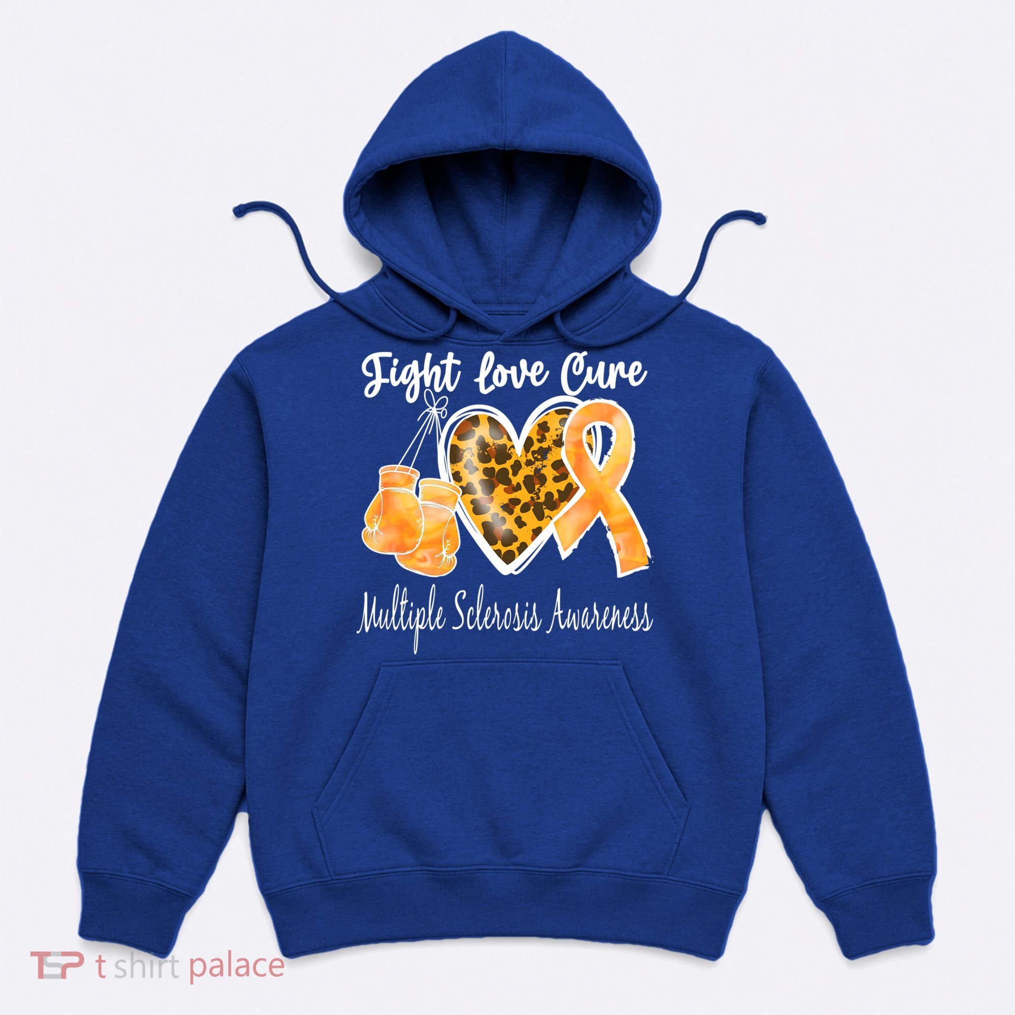 Multiple Sclerosis Ms Fight Love Cure Gift Hoodie