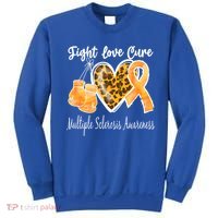 Multiple Sclerosis Ms Fight Love Cure Gift Sweatshirt thumb 0