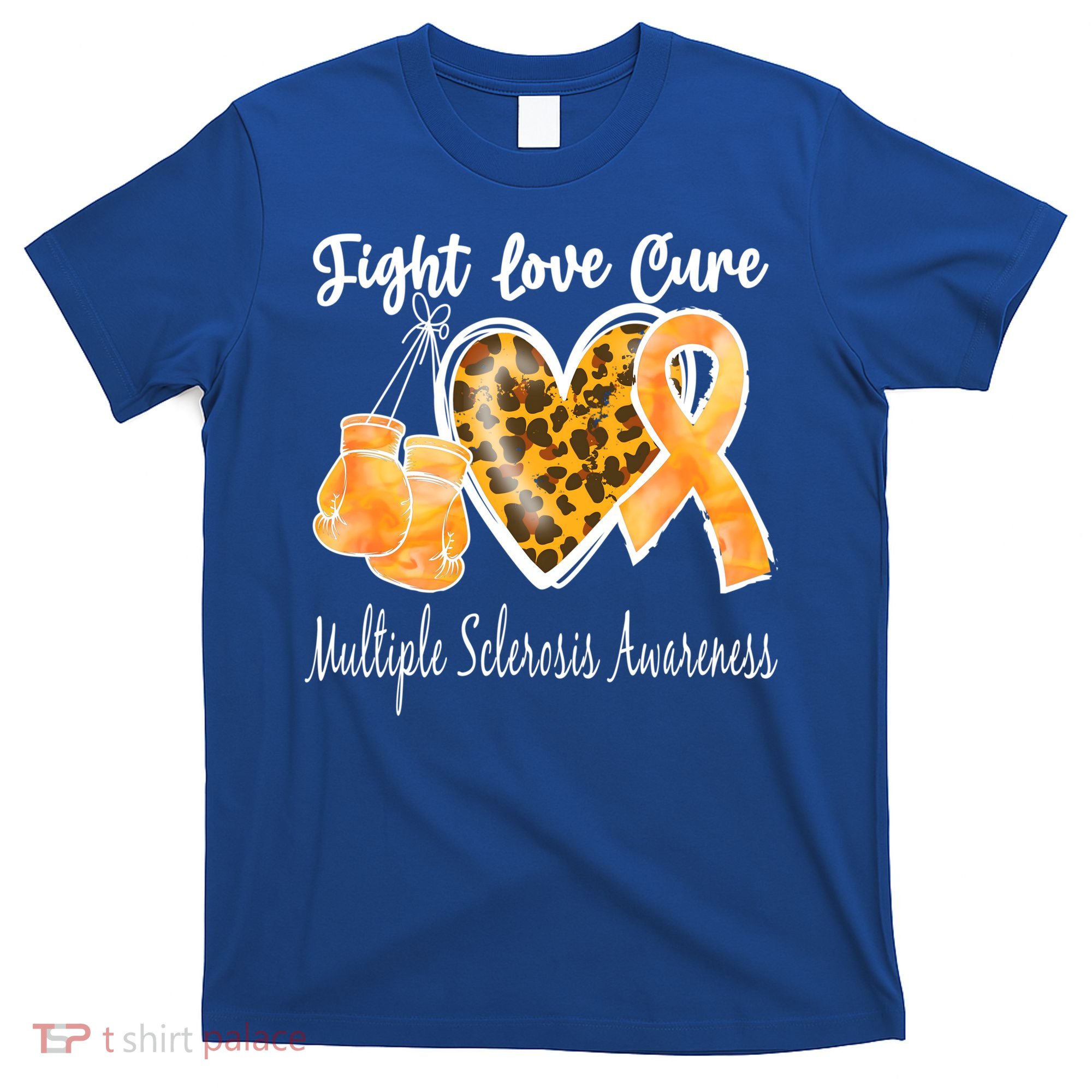 Multiple Sclerosis Ms Fight Love Cure Gift T-Shirt