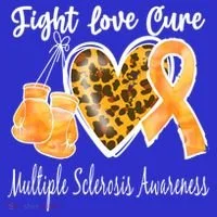 Multiple Sclerosis Ms Fight Love Cure Gift Tumbler thumb 3