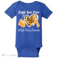Multiple Sclerosis Ms Fight Love Cure Gift Baby Bodysuit thumb 0