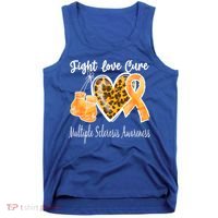 Multiple Sclerosis Ms Fight Love Cure Gift Tank Top thumb 0