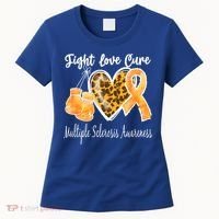 Multiple Sclerosis Ms Fight Love Cure Gift Women's T-Shirt thumb 0
