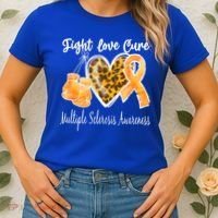 Multiple Sclerosis Ms Fight Love Cure Gift Women's T-Shirt thumb 2
