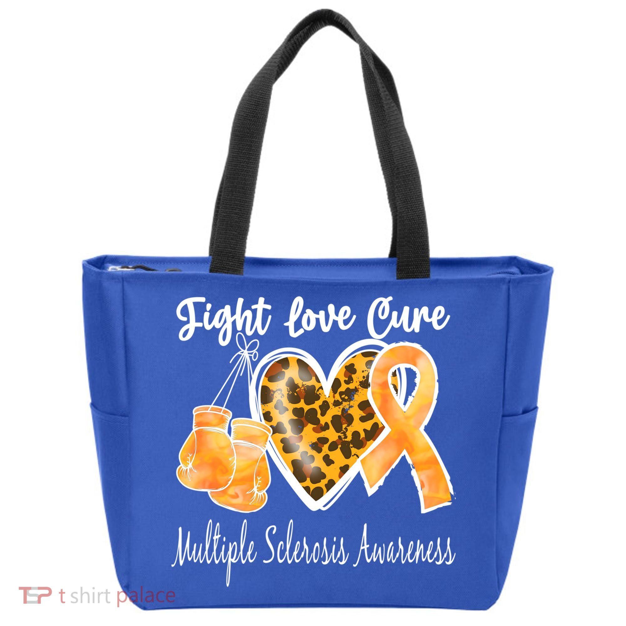 Multiple Sclerosis Ms Fight Love Cure Gift Tote Bag