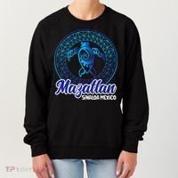Mazatlan Sinaloa Mexico Souvenirs Baja California Turtles Women's Sweatshirt thumb 0