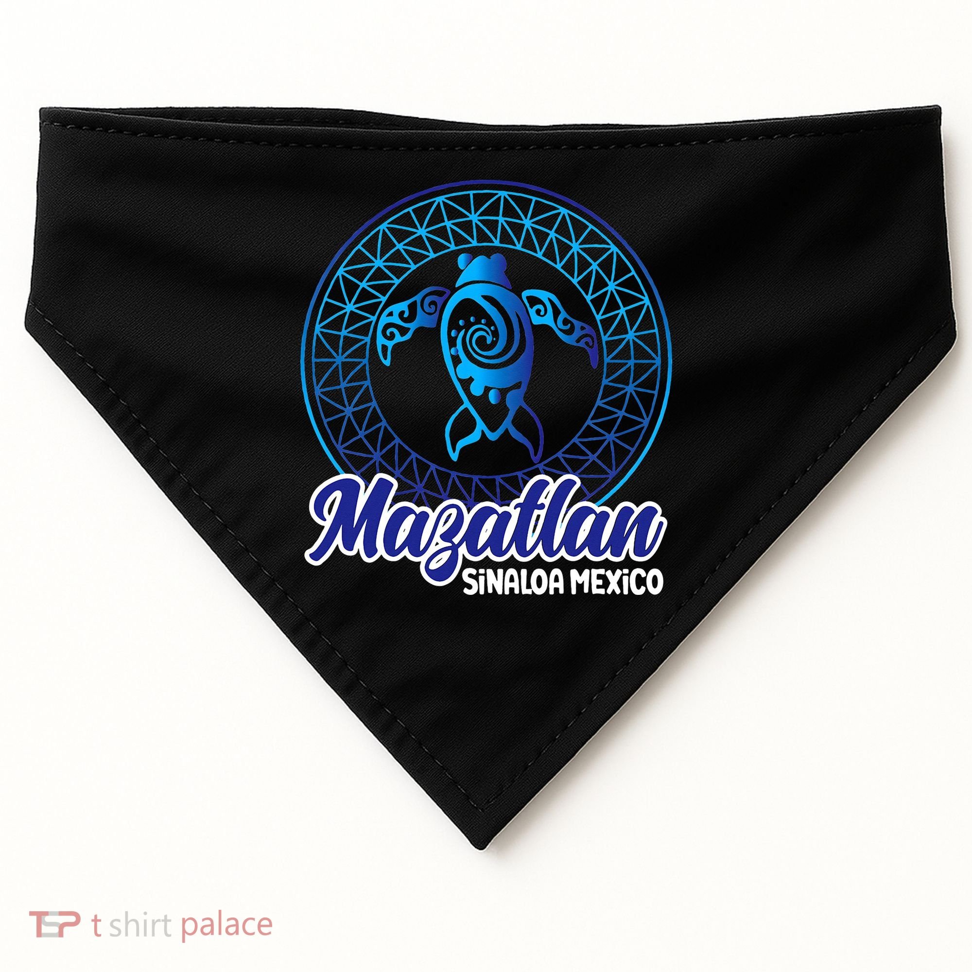 Mazatlan Sinaloa Mexico Souvenirs Baja California Turtles USA-Made Doggie Bandana