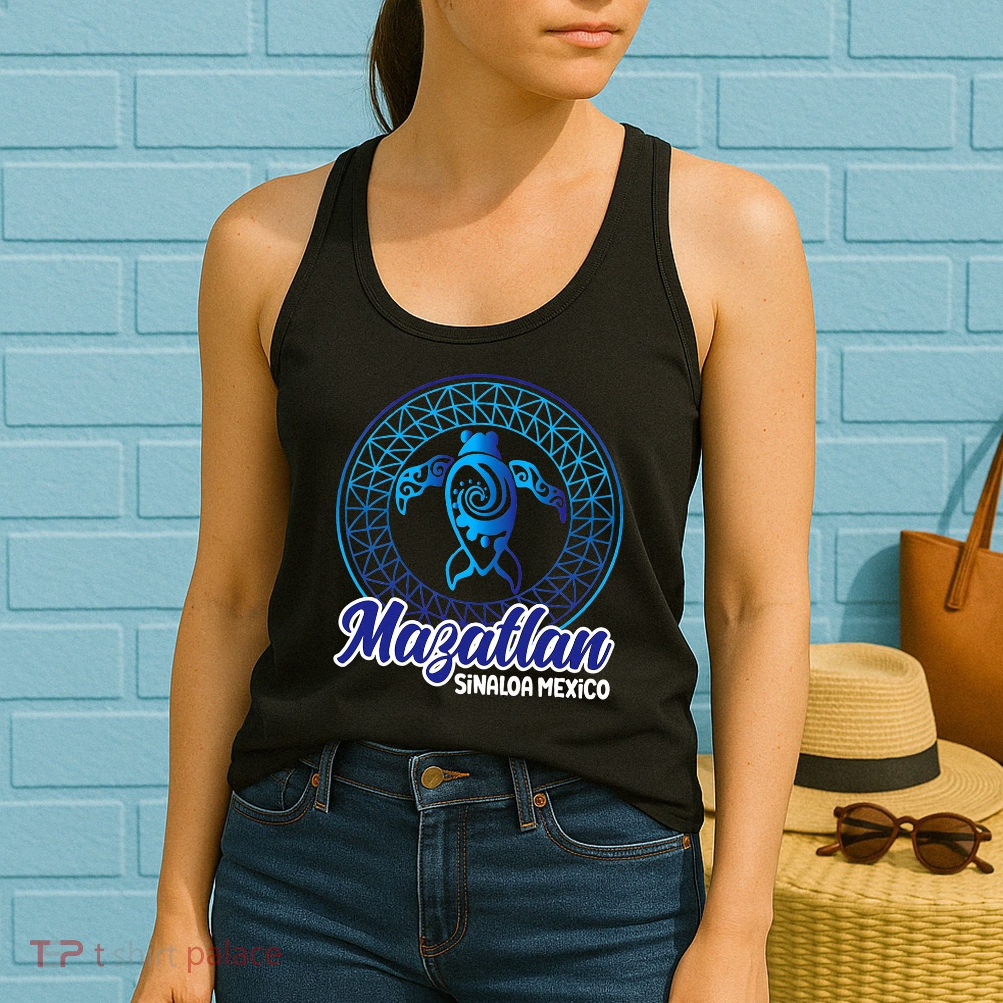 Mazatlan Sinaloa Mexico Souvenirs Baja California Turtles Women's Tank Top