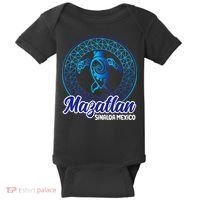 Mazatlan Sinaloa Mexico Souvenirs Baja California Turtles Baby Bodysuit thumb 0