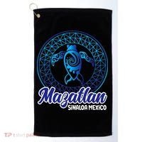 Mazatlan Sinaloa Mexico Souvenirs Baja California Turtles Golf Towel thumb 0