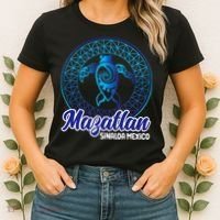 Mazatlan Sinaloa Mexico Souvenirs Baja California Turtles Women's T-Shirt thumb 2
