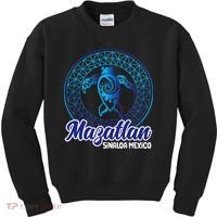 Mazatlan Sinaloa Mexico Souvenirs Baja California Turtles Kids Sweatshirt thumb 0