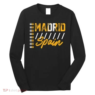 Madrid Spain Long Sleeve Shirt