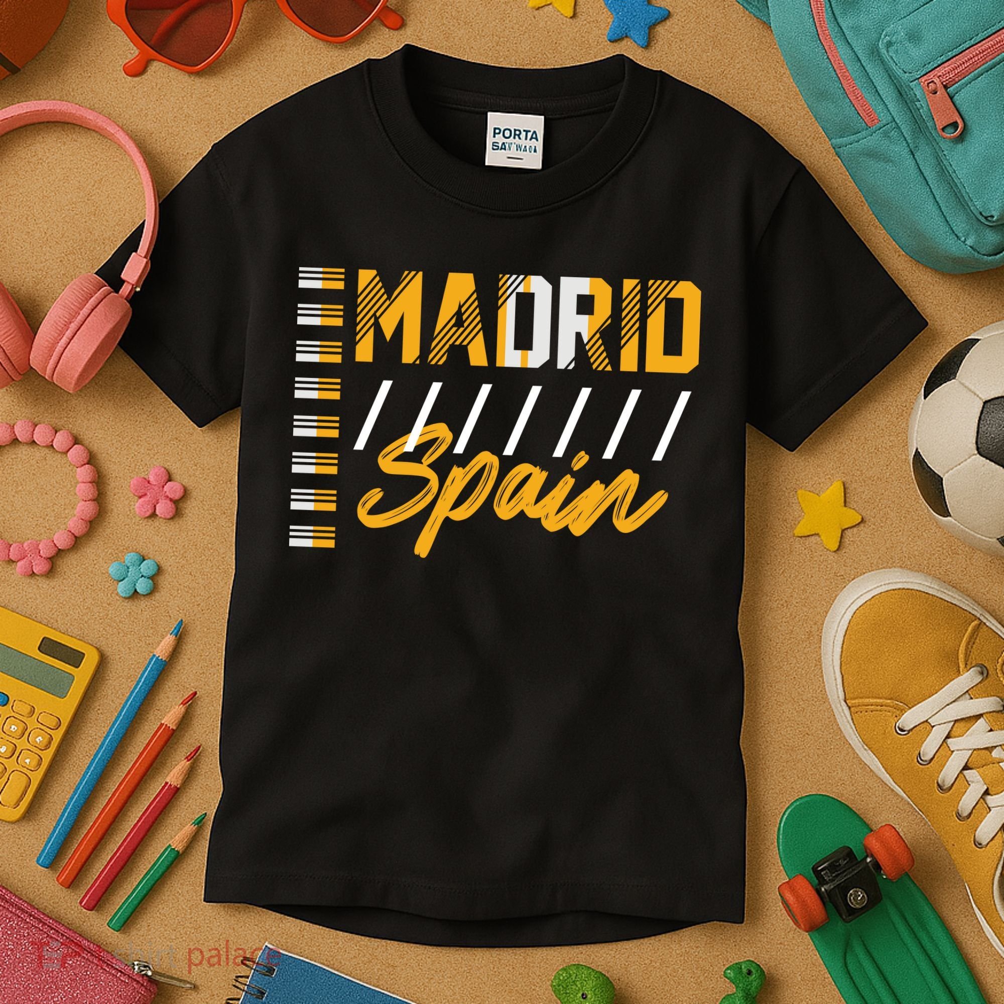 Madrid Spain Kids T-Shirt