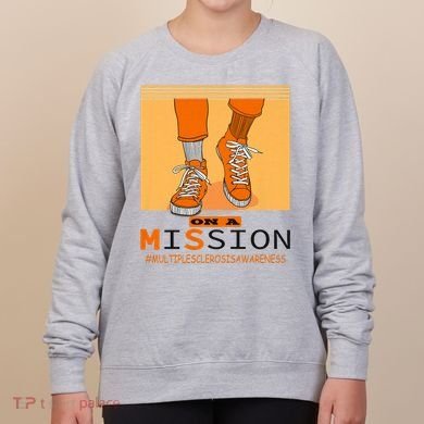Multiple Sclerosis Ms Awareness Walk On Mission Women's Sweatshirt