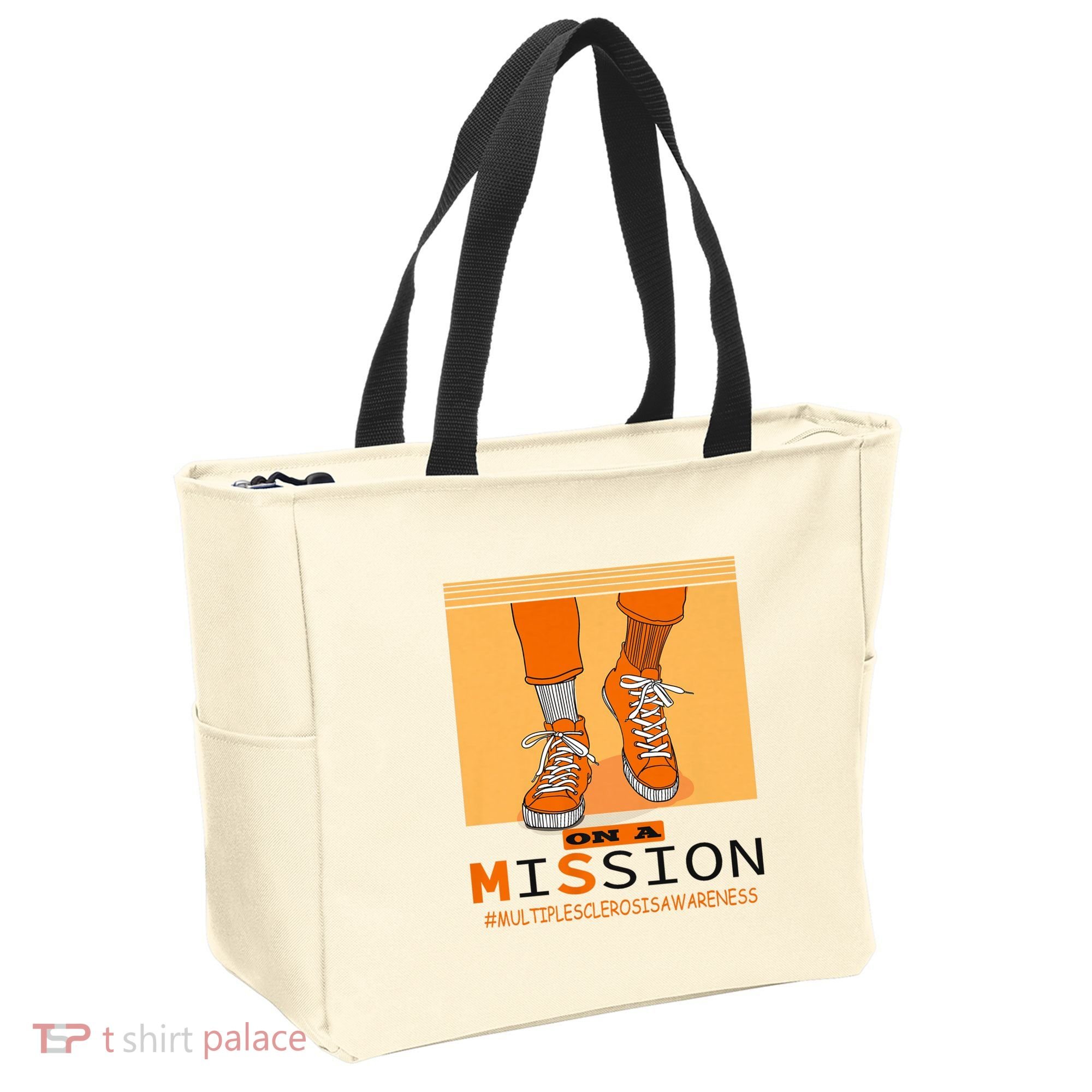 Multiple Sclerosis Ms Awareness Walk On Mission Tote Bag