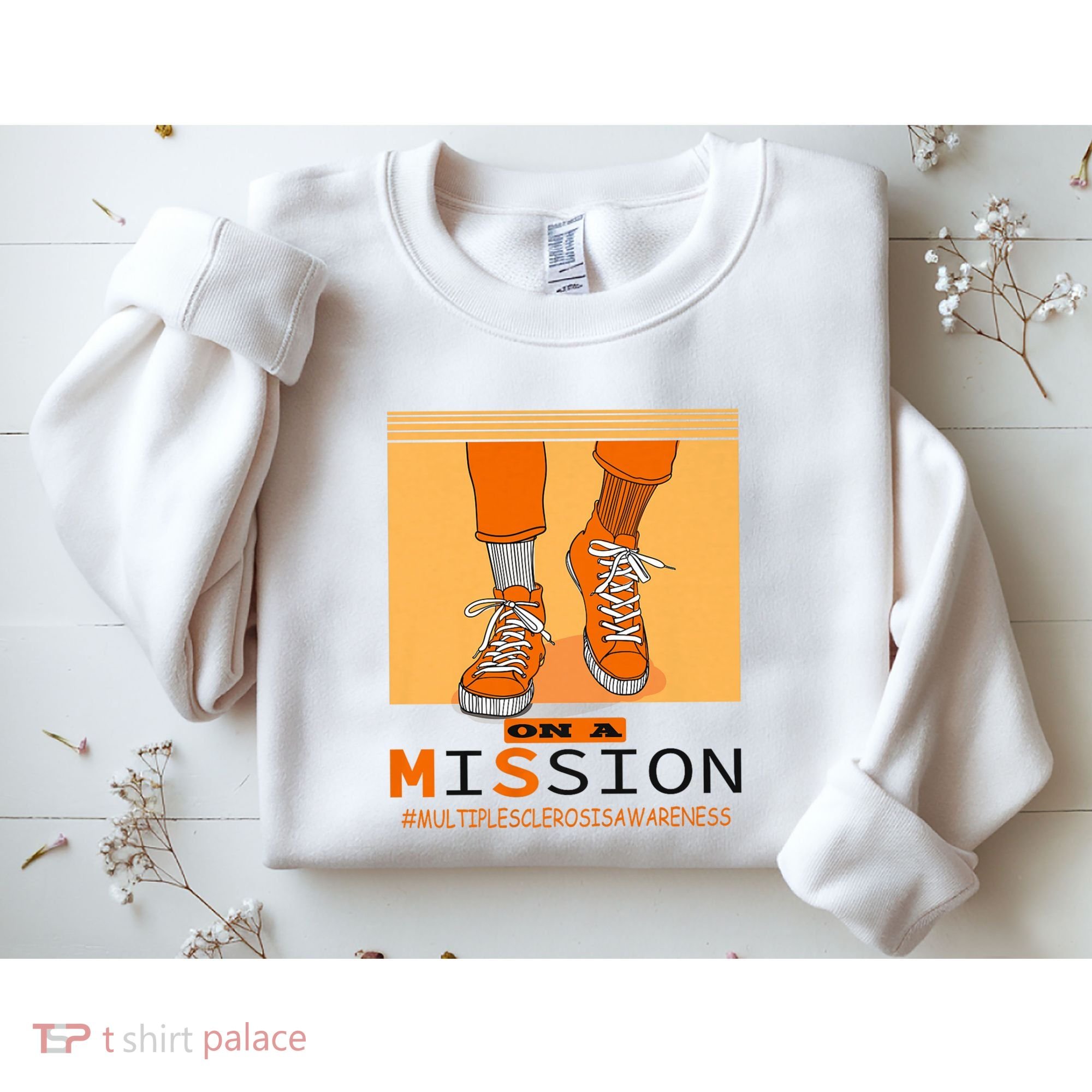 Multiple Sclerosis Ms Awareness Walk On Mission Sweatshirt
