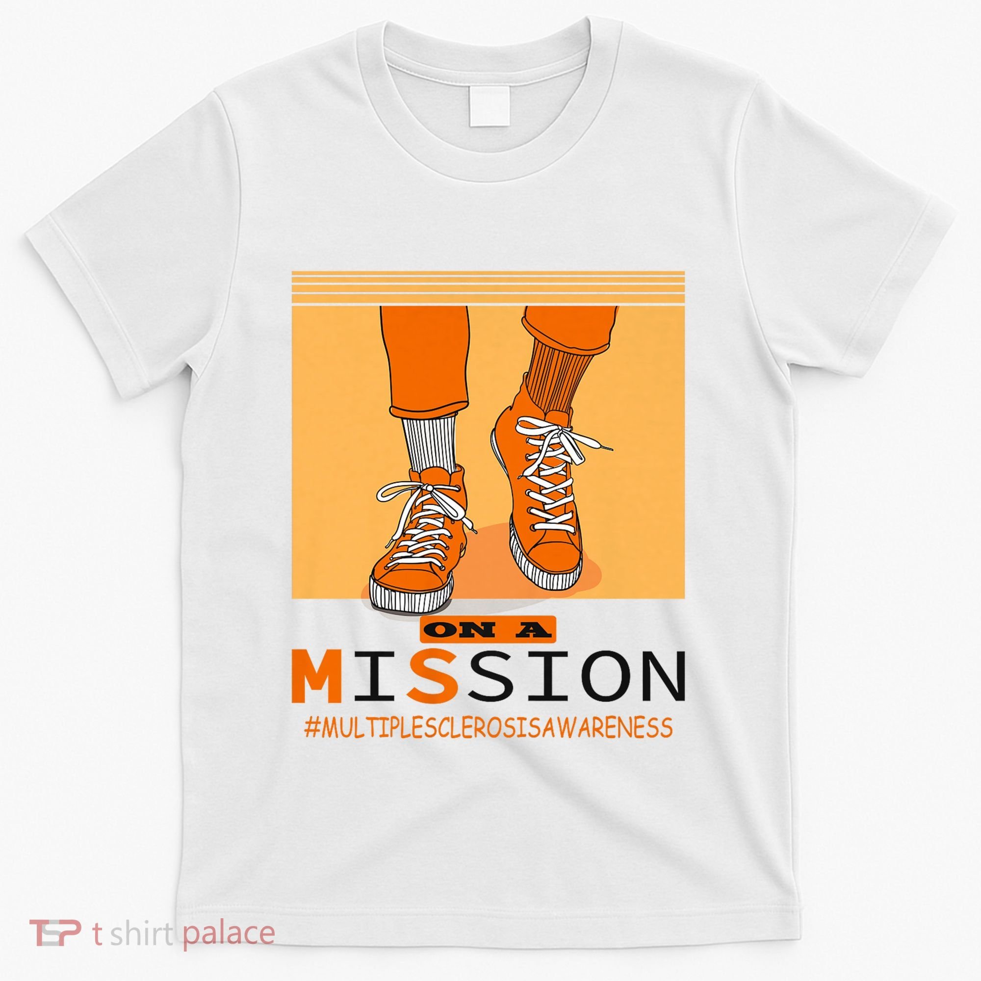 Multiple Sclerosis Ms Awareness Walk On Mission T-Shirt